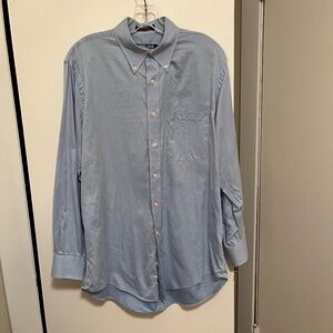 Dress shirt light blue 15.5-32 button down collar BB205